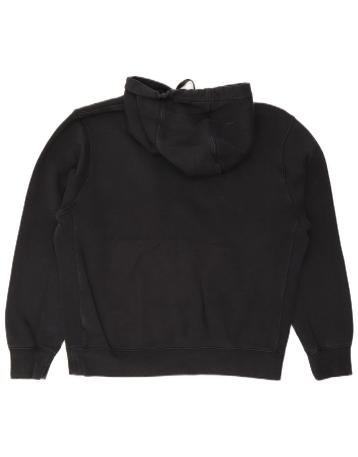 Nike Herren-Hoodie-Pullover aus mittelschwarzer Baumwolle