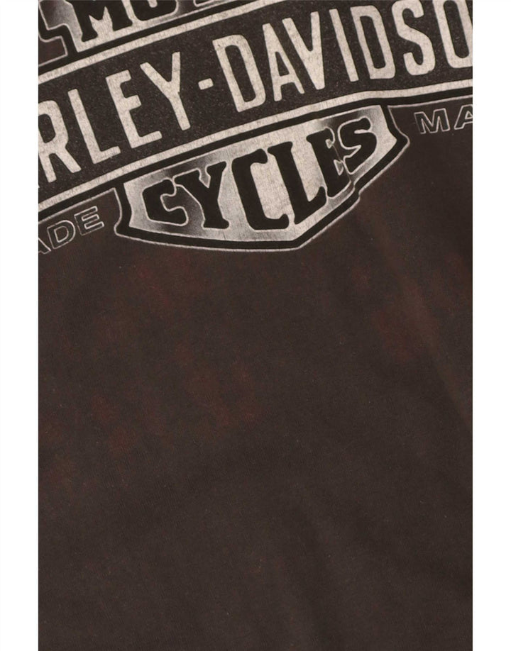 Harley Davidson Herren-T-Shirt mit Grafik, mittelgraue Baumwolle