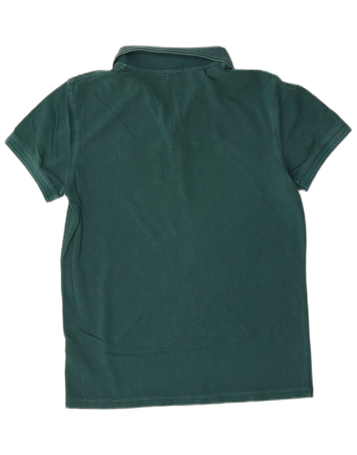 Hugo Boss Herren-Poloshirt aus mittelgrüner Baumwolle