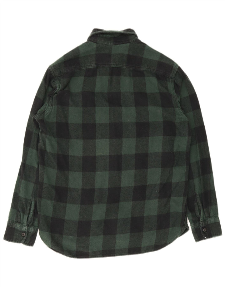 Levi's Herren-Flanellhemd, kleine grüne Gingham-Baumwolle