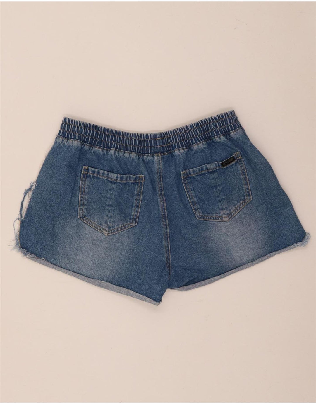 Rip Curl Damen-Jeansshorts, mittelgroß, W30, blaue Baumwolle