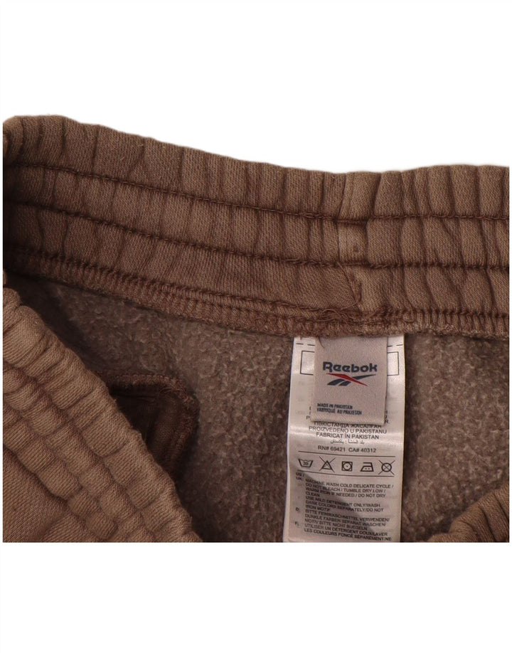 Reebok Herren Sportshorts mittelbeige Baumwolle