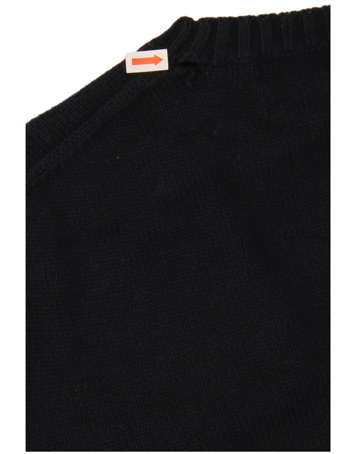 Marks & Spencer Herren Blue Harbour Pullover mit Rundhalsausschnitt, Größe S, Marineblau