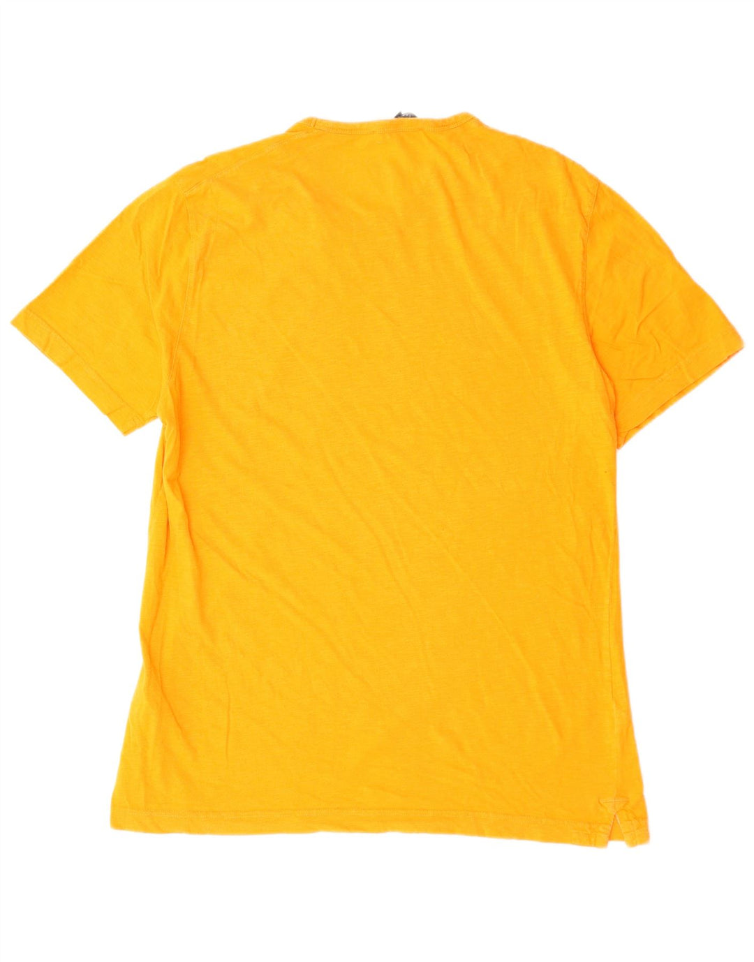 Ted Baker Herren T-Shirt Top Größe 3 Mittelorange Baumwolle