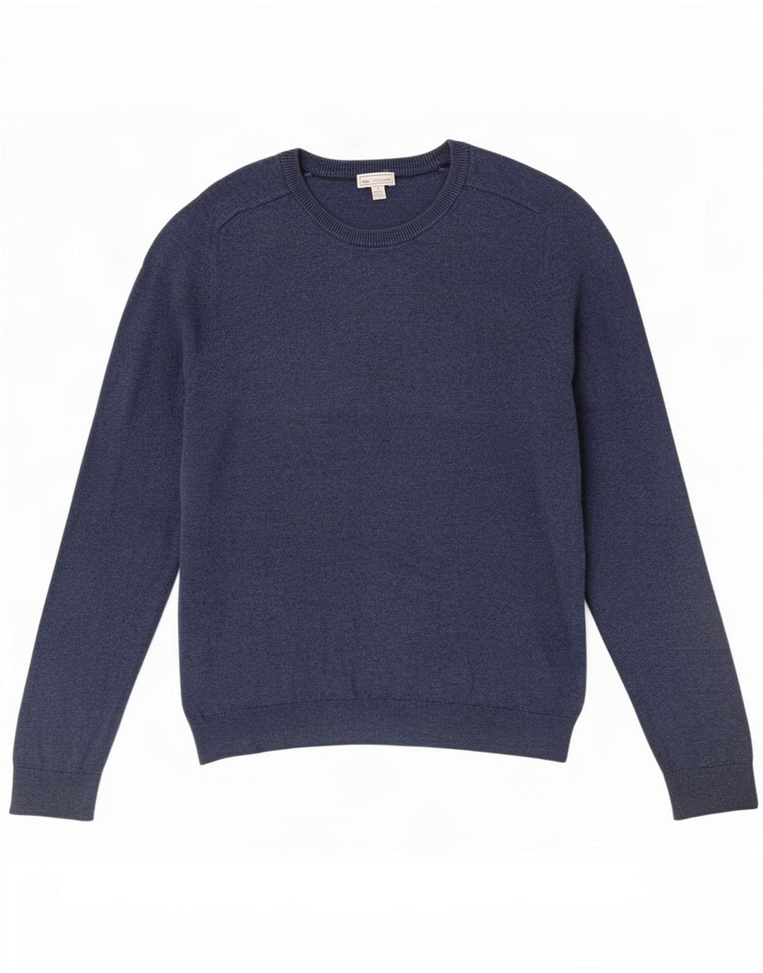 Gap Herren-Pullover mit Rundhalsausschnitt, Größe S, marineblaue Baumwolle