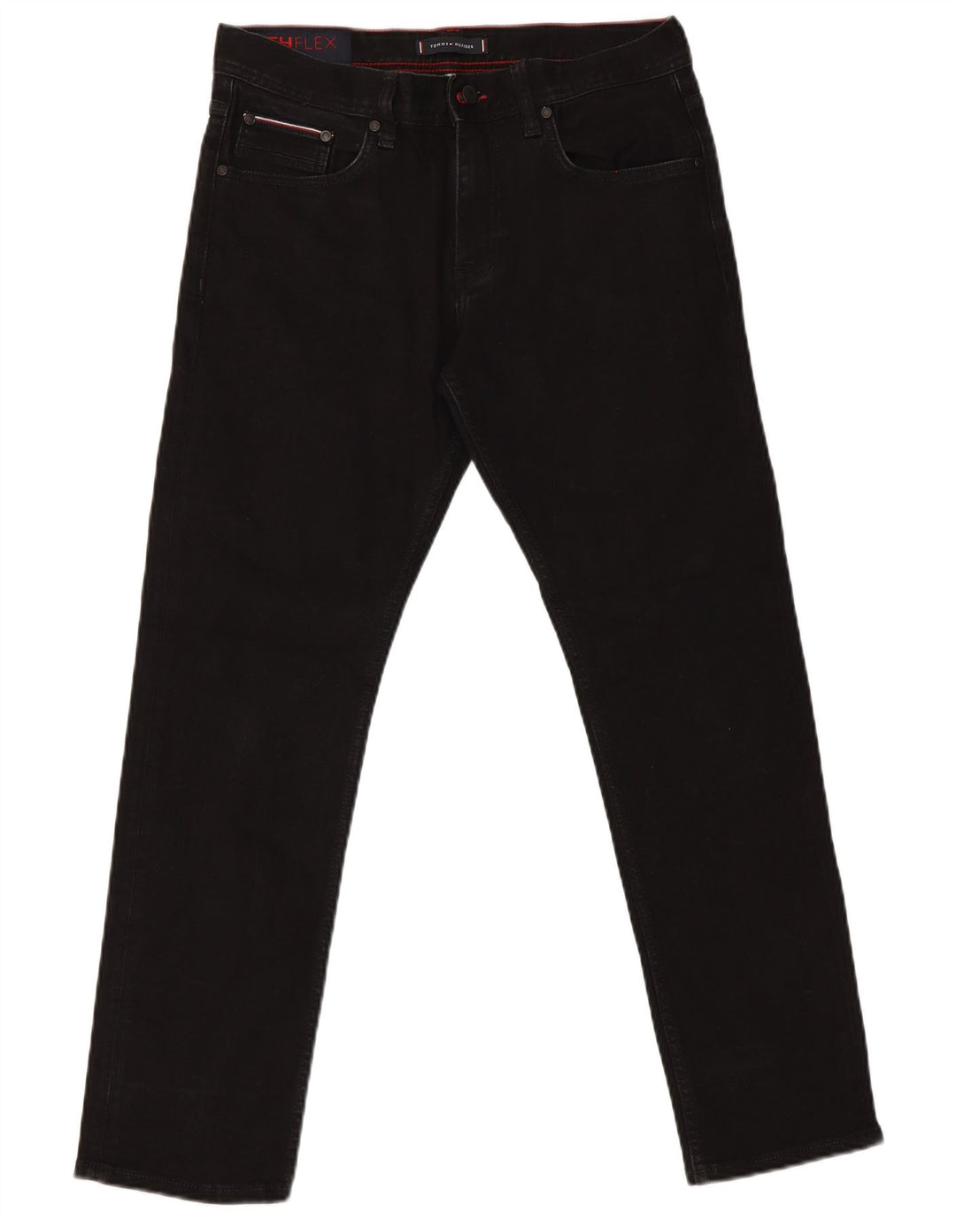 Tommy Hilfiger Herren Bleecker Slim Jeans W32 L30 Schwarz Baumwolle