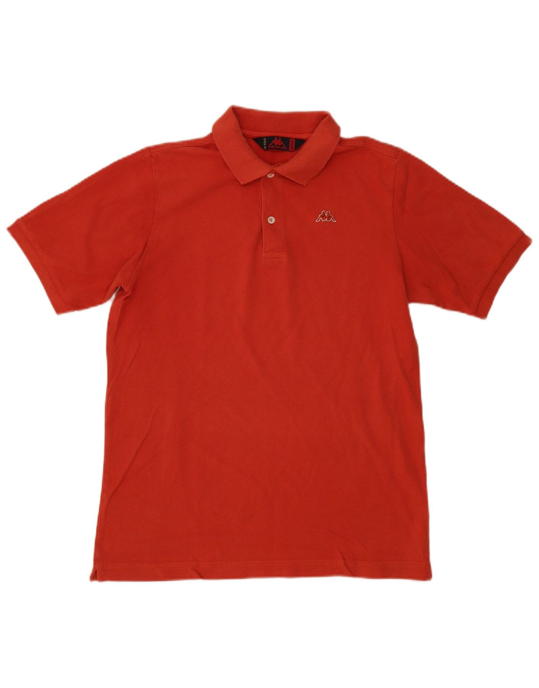 Kappa Herren Poloshirt Mittelorange Baumwolle