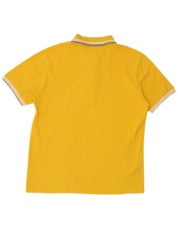 Hugo Boss Herren Poloshirt XL Gelb Baumwolle