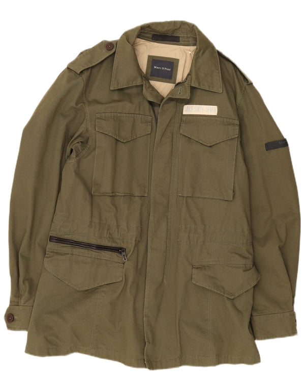 Marc O'Polo Herren Militärjacke UK 36 Small Green Army