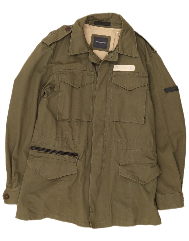 Marc O'Polo Herren Militärjacke UK 36 Small Green Army