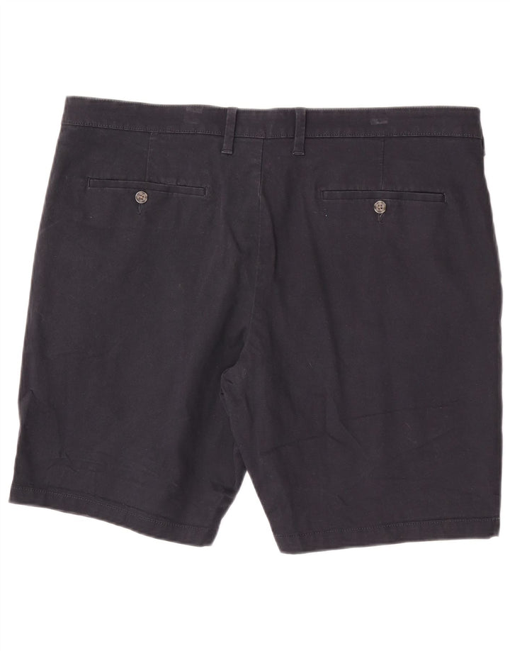 Marks & Spencer Herren Chinoshorts W40 XL Marineblau Baumwolle