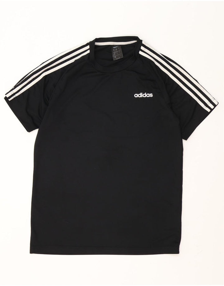 Adidas Herren Climalite T-Shirt Top Medium Schwarz Polyester