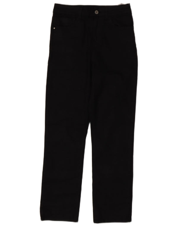 Zara Damen Straight Jeans EU 36 XS W26 L26 Schwarze Baumwolle