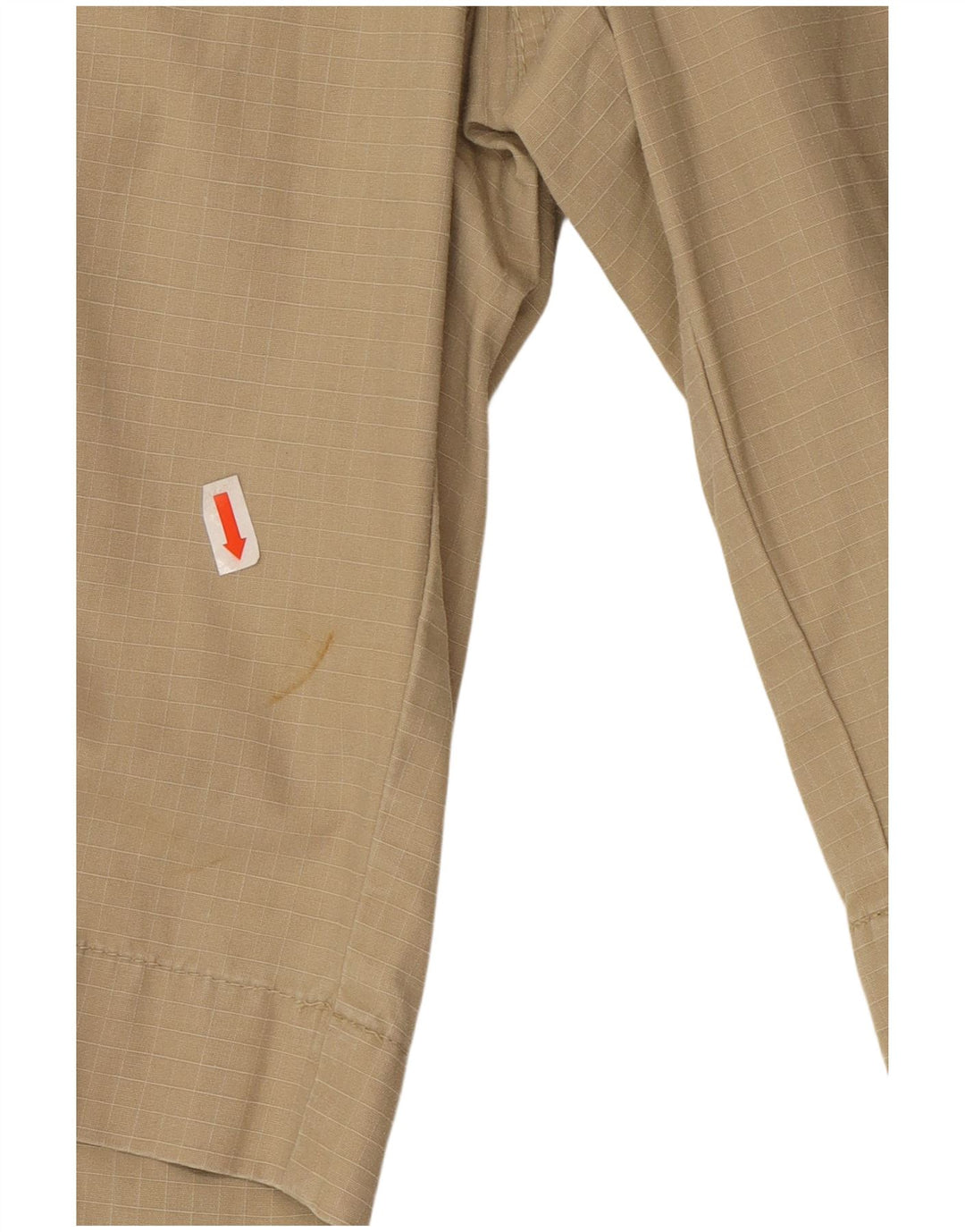 DOCKERS Mens Khakis Cargo Shorts W34 Large Beige Check Cotton