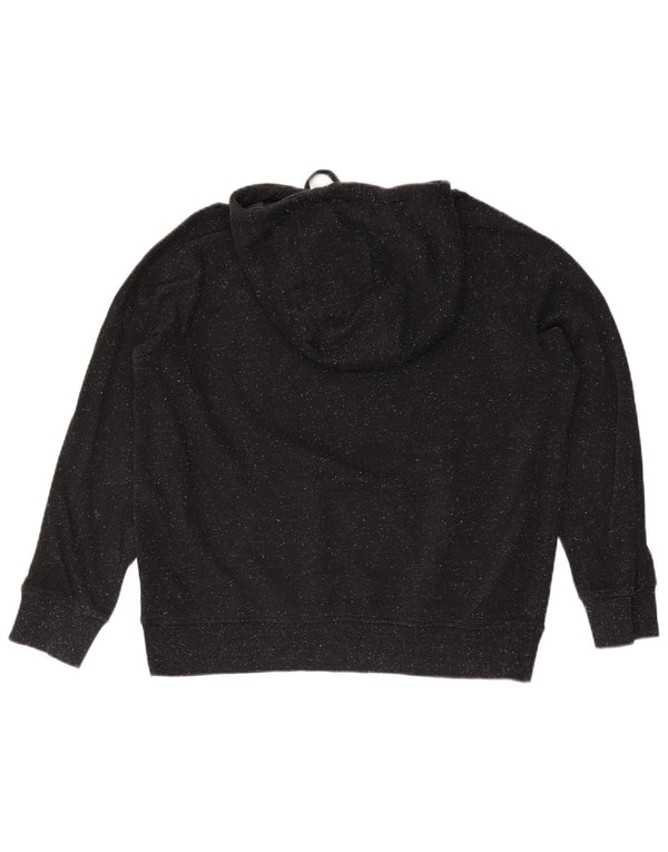 Under Armour Damen-Kapuzenpullover mit Grafik, UK 14, mittelschwarz gefleckt