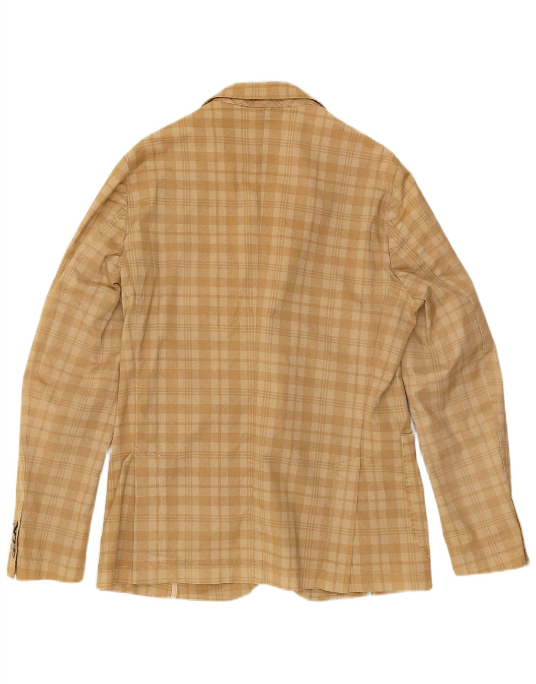 Bernese Herren 2-Knopf-Blazerjacke EU 54 2XL Beige kariert
