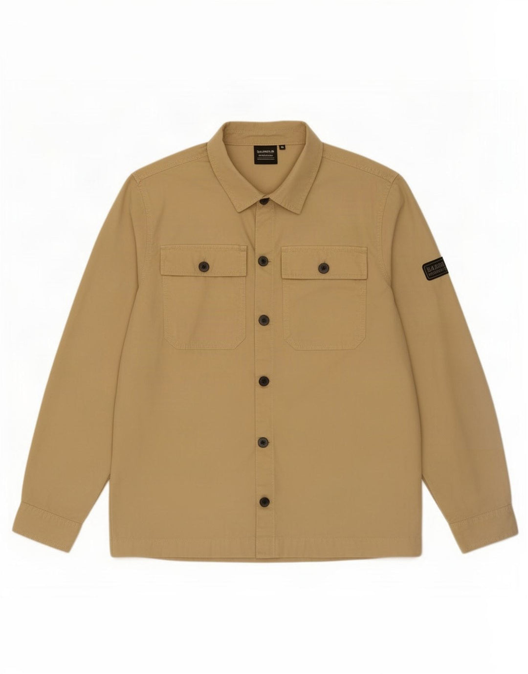 Barbour Herrenhemd mittelbeige Baumwolle