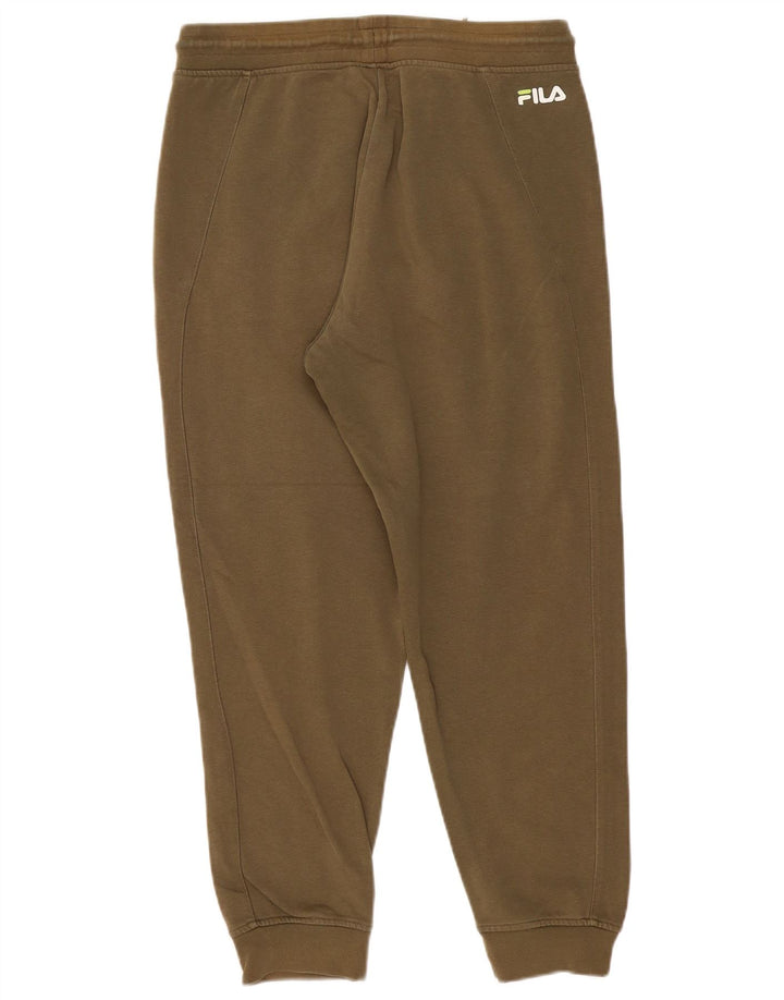 Fila Herren-Trainingshose, Jogginghose, groß, Khaki, Baumwolle