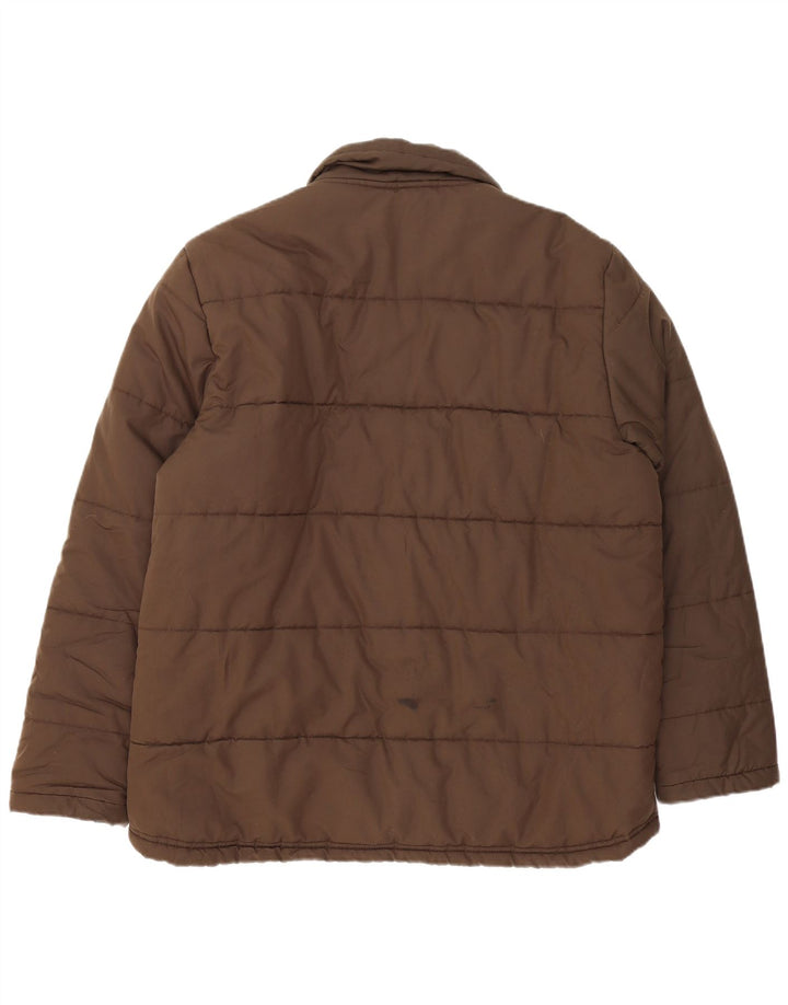 Puma Herren gepolsterte Jacke UK 40 Large Braun
