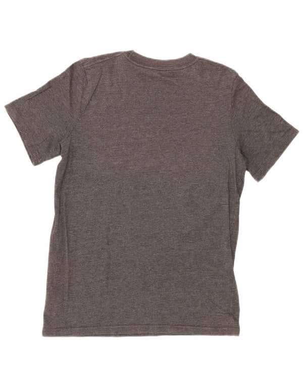 Adidas T-Shirt mit Grafik für Jungen, 10–11 Jahre, mittelgraue Baumwolle