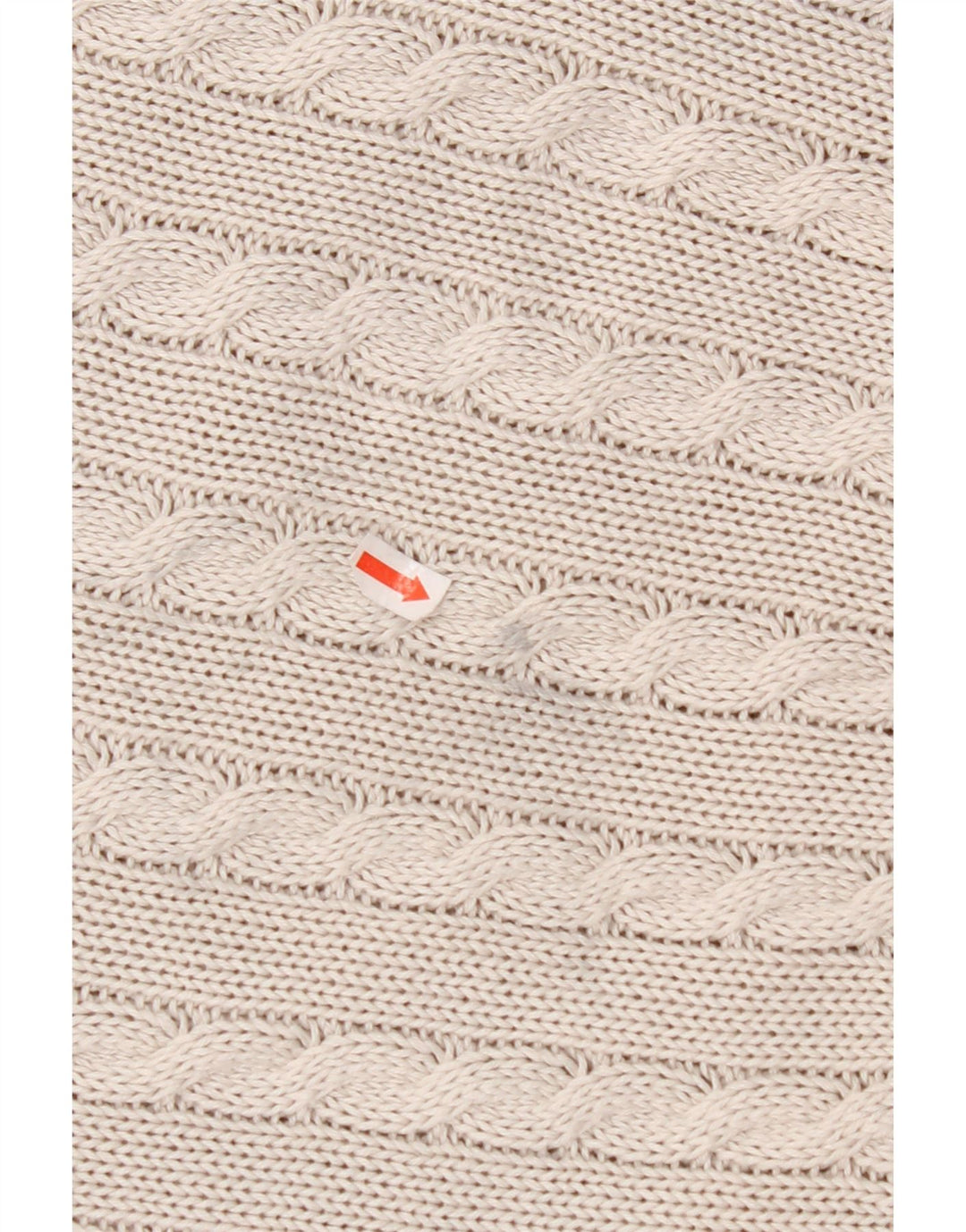 VINTAGE Damen-Pullover mit Rundhalsausschnitt, UK 14, mittelgraue Fair-Isle-Baumwolle