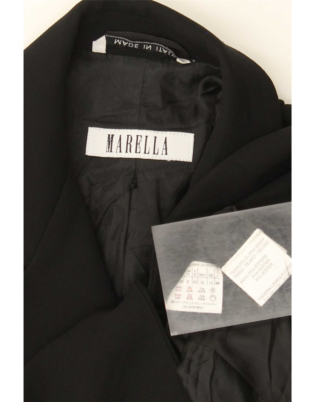 Marella Damen Bolerojacke UK 12 Mittelschwarzes Polyester