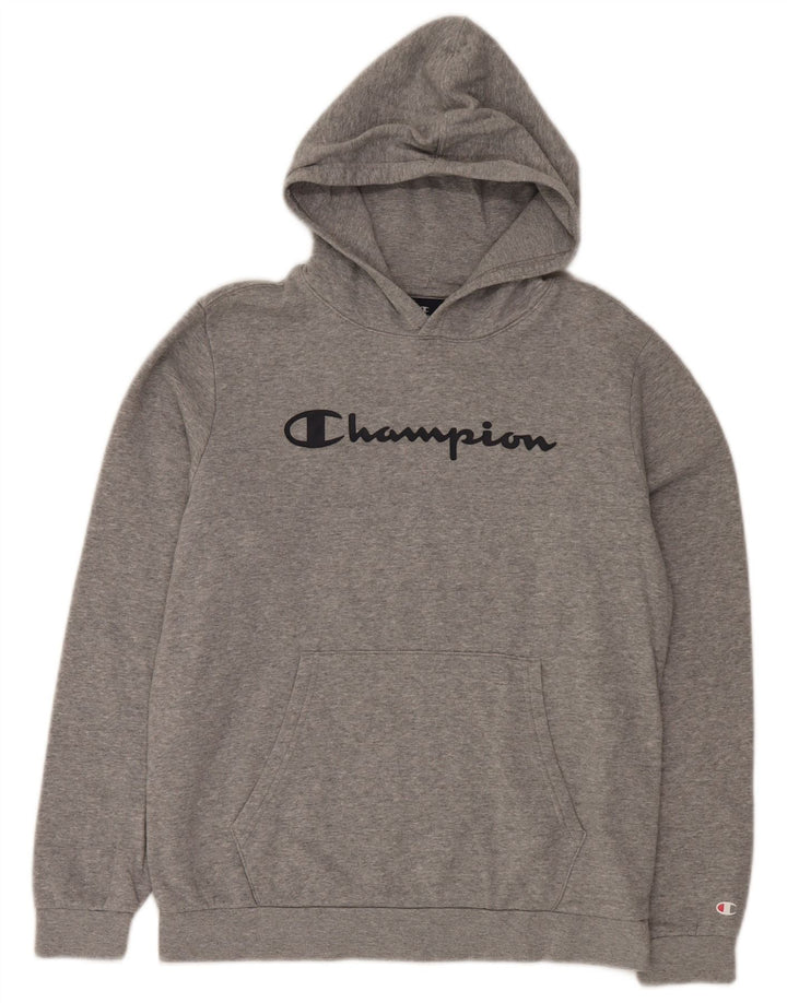 Champion Kapuzenpullover mit Grafik für Jungen, 15–16 Jahre, 2XL, Grau meliert
