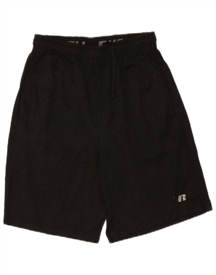 RUSSELL ATHLETIC Herren Dri-Power Sport Shorts Small Schwarz Polyester