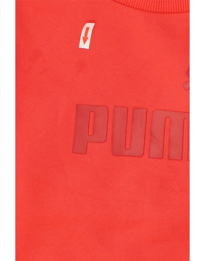 Puma Herren Grafik-Sweatshirt, Pullover, Größe S, Rot