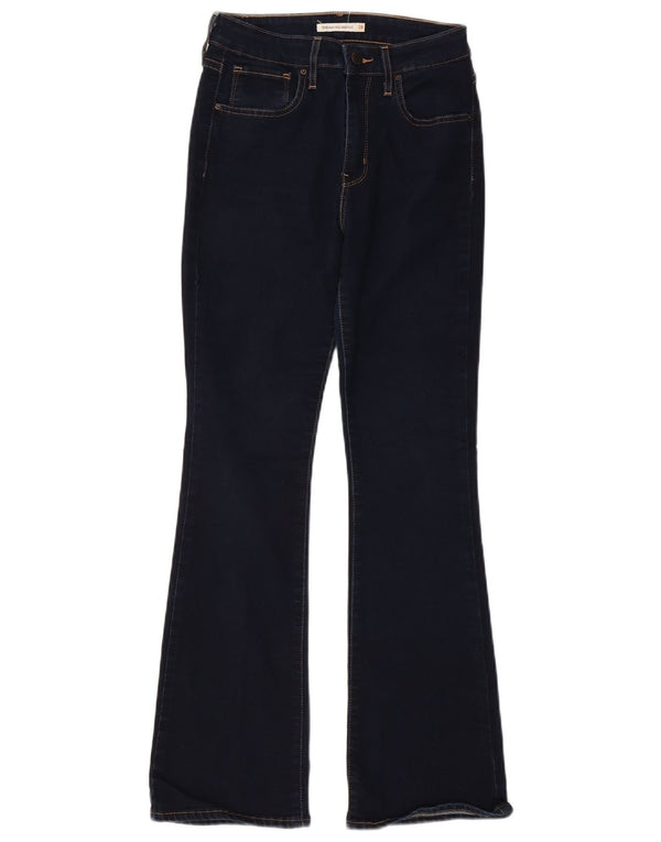 Levi's Damen 725 Bootcut-Jeans mit hohem Bund, W28 L30, marineblaue Baumwolle