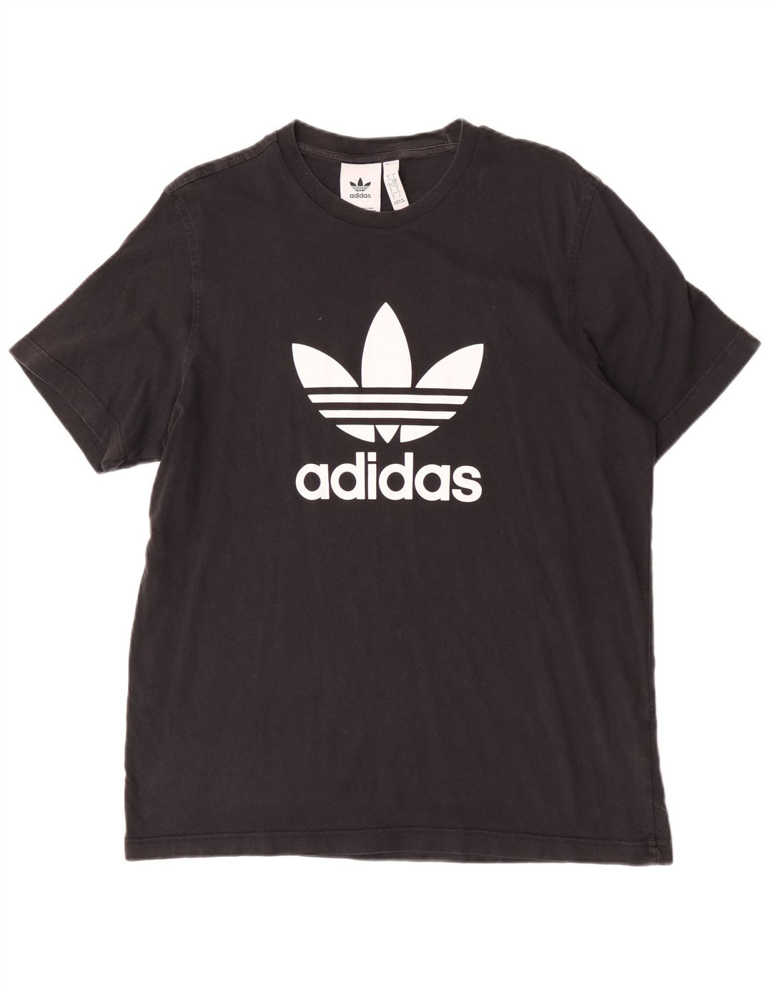 Adidas Herren Grafik T-Shirt Top Large Schwarz Baumwolle