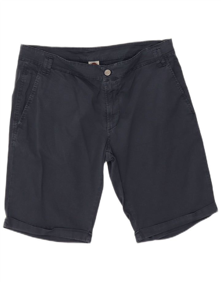 COLMAR Herren Chino-Shorts IT 54 Large W38 Marineblaue Baumwolle
