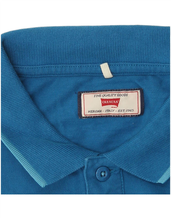 Carrera Herren Poloshirt Large Blau