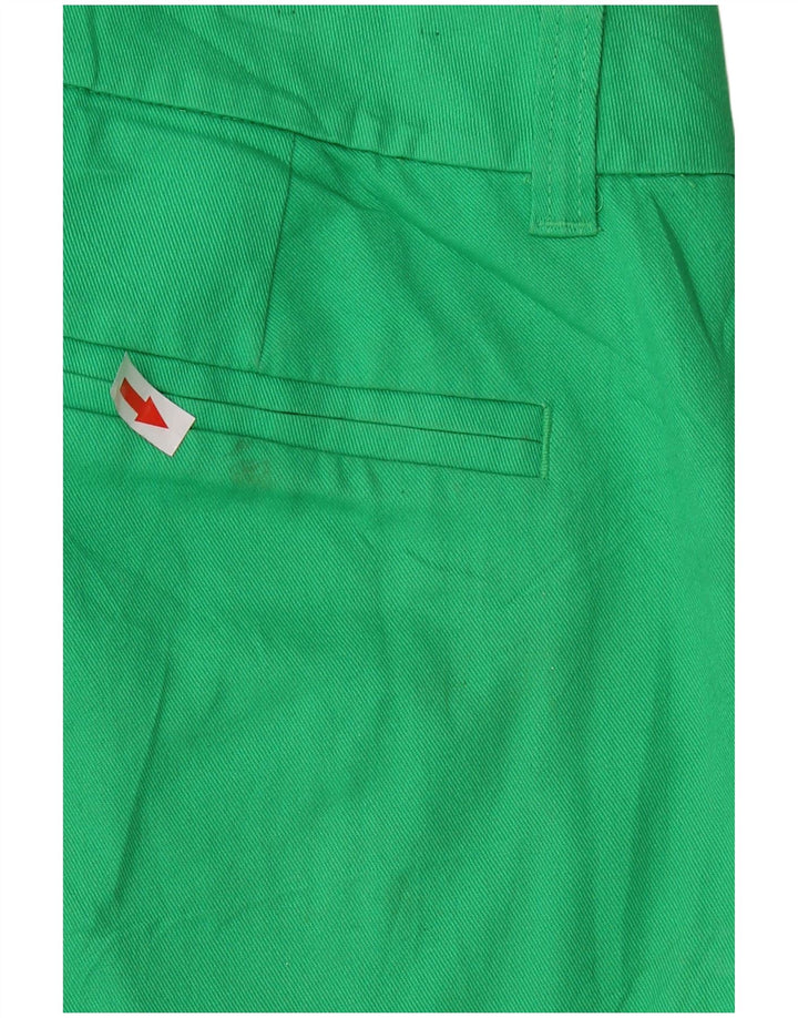 J. CREW Damen Chinoshorts US 6 Medium W32 Grüne Baumwolle