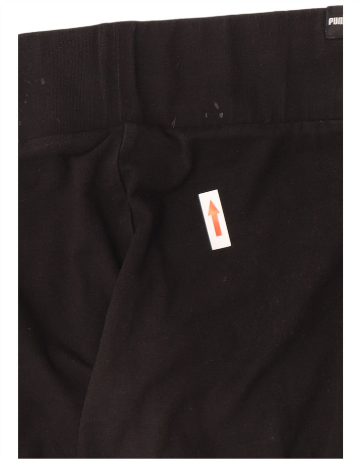 Puma Damen Graphic Leggings UK 12 Medium Schwarz