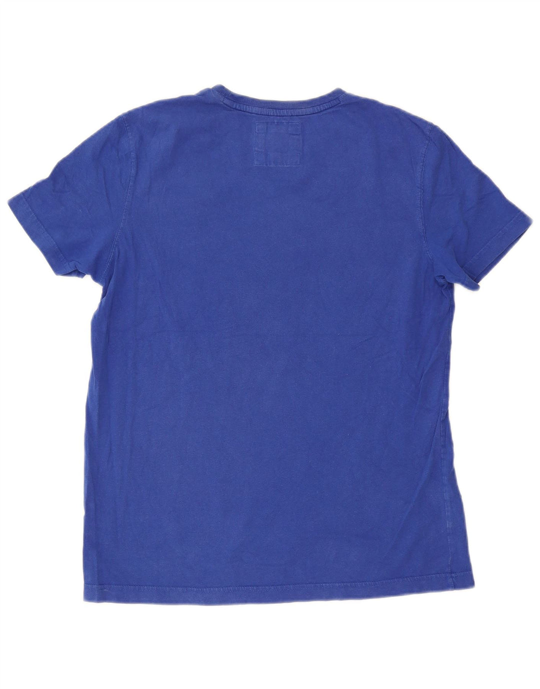 Crew Clothing Herren T-Shirt Top Mittelblau