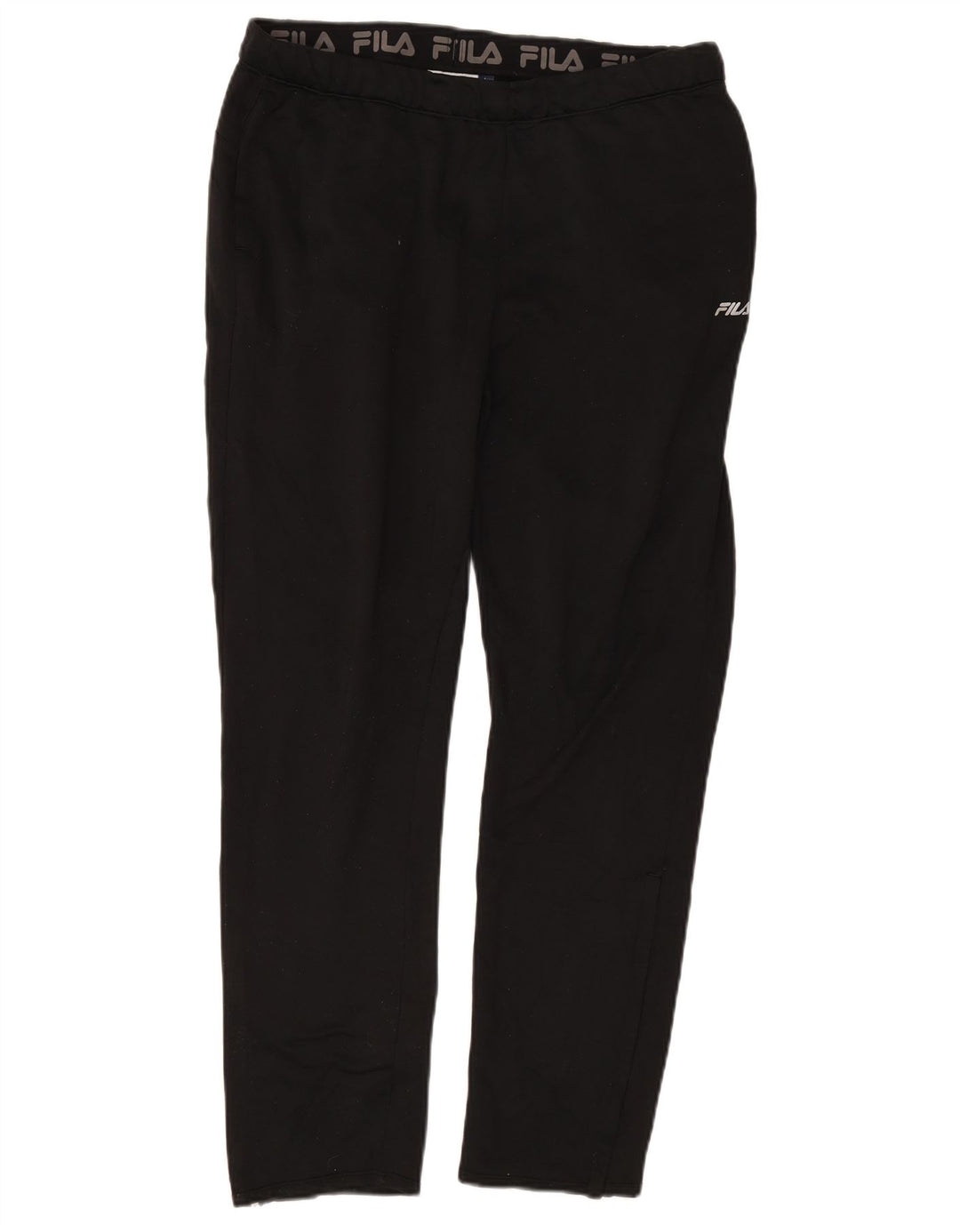 Fila Herren-Trainingshose, groß, aus schwarzem Polyester