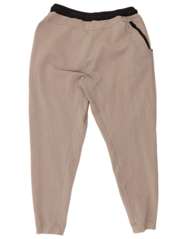 Nike Herren-Trainingshose, Jogginghose, Größe L, Grau, Baumwolle