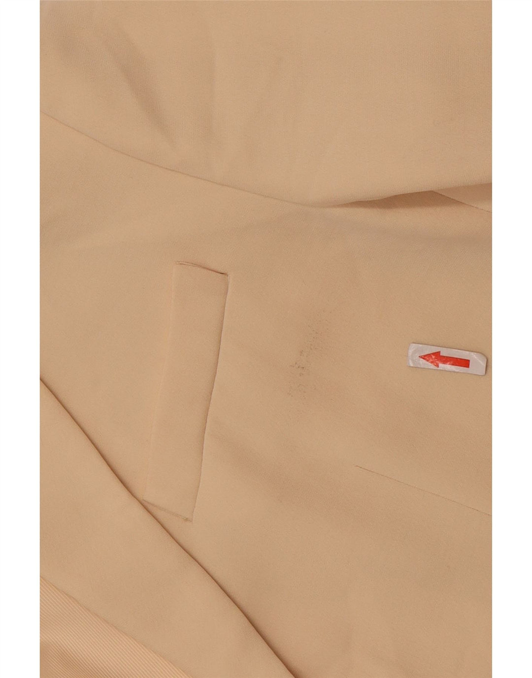 Zara Damen 2-Knopf-Übergröße-Blazer-Jacke, UK 10, Small, Beige, Polyester