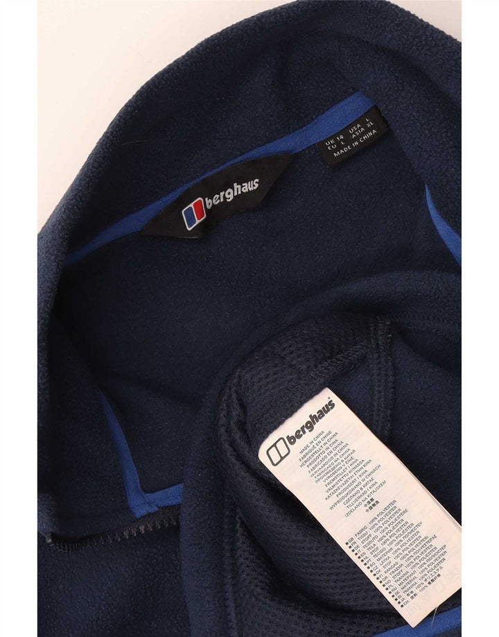Berghaus Damen Fleecejacke UK 14 Large Marineblau Polyester