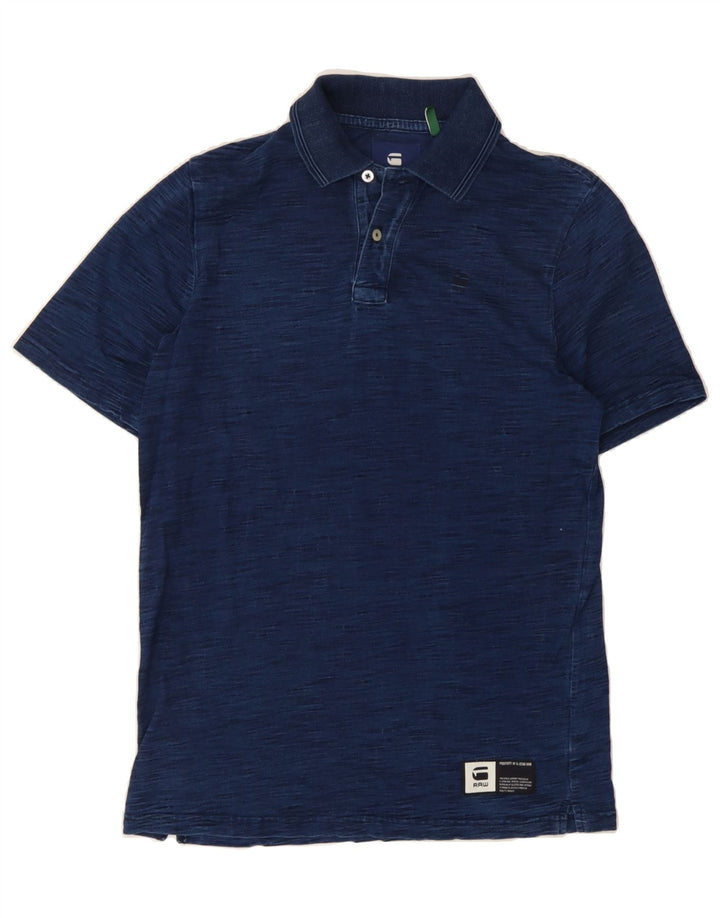 G-STAR Mens Polo Shirt Small Navy Blue Cotton Vintage G-Star and Second-Hand G-Star from Messina Hembry 