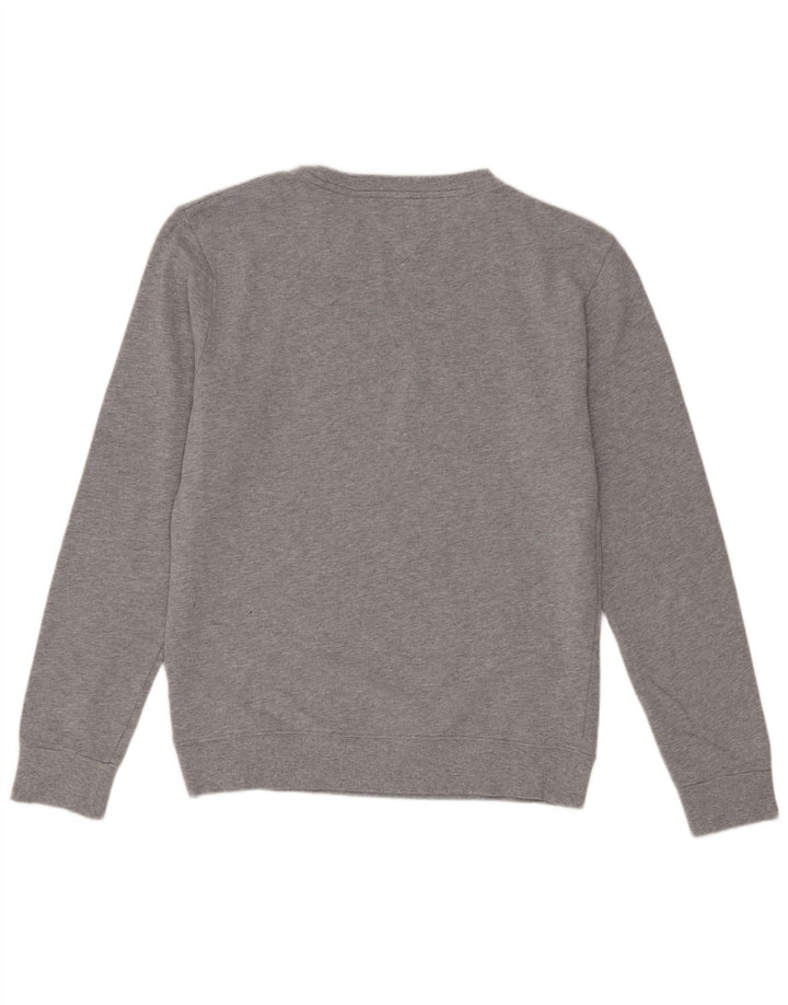 Tommy Hilfiger Herren-Sweatshirt mit Grafik, klein, grau meliert, Baumwolle