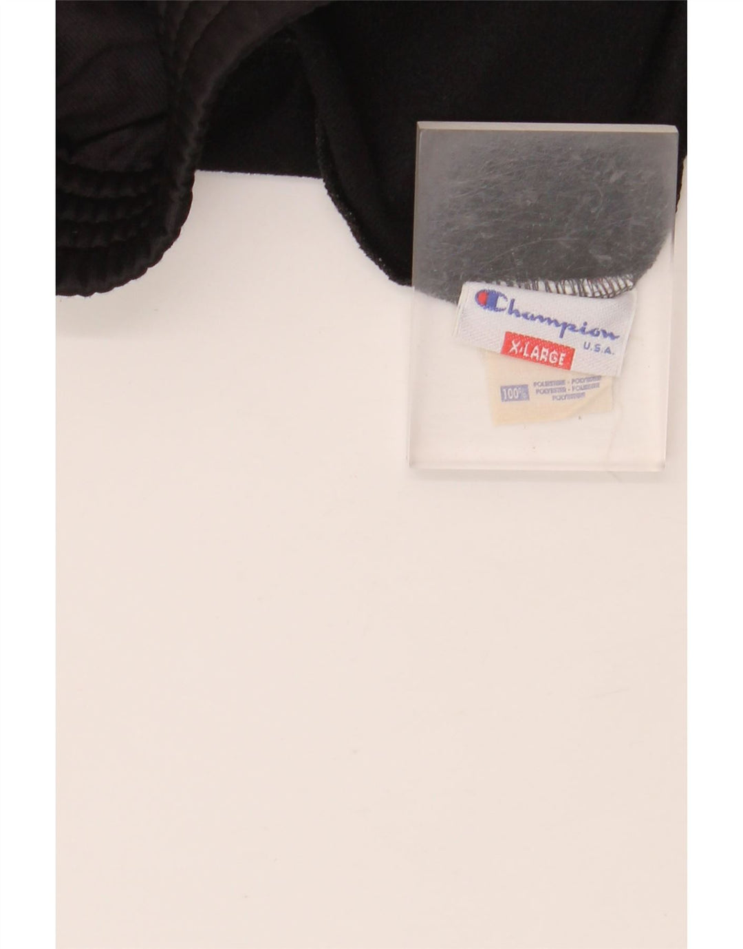 CHAMPION Herren-Trainingshose mit Grafik, XL, Schwarz, Polyester