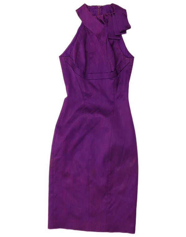 Karen Millen Damen Neckholder-Kleid UK 8 Small Lila