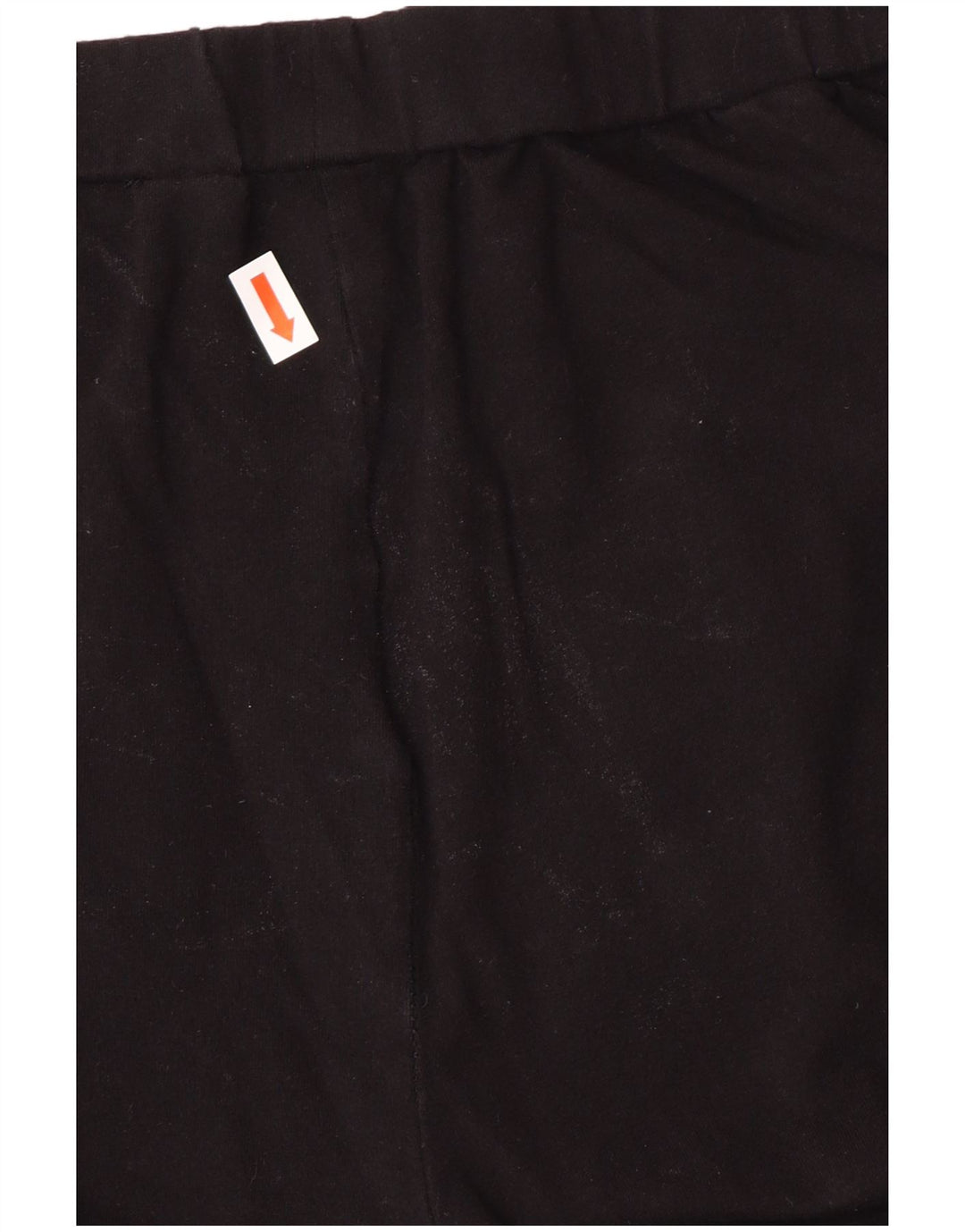 ELLESSE Womens Graphic Leggings UK 12 Mittelschwarze Baumwolle