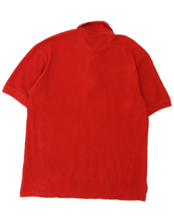 IZOD Herren-Poloshirt, klein, rote Baumwolle