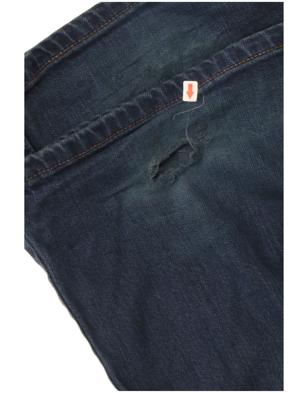 LEVI'S Damen 545 Bootcut Jeans W29 L34 Marineblau Baumwolle