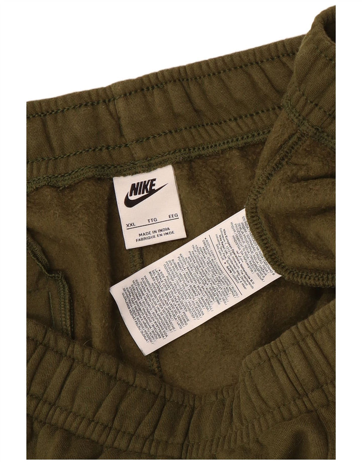 Nike Herren-Trainingshose, Jogginghose, Größe 2XL, Khaki, Baumwolle