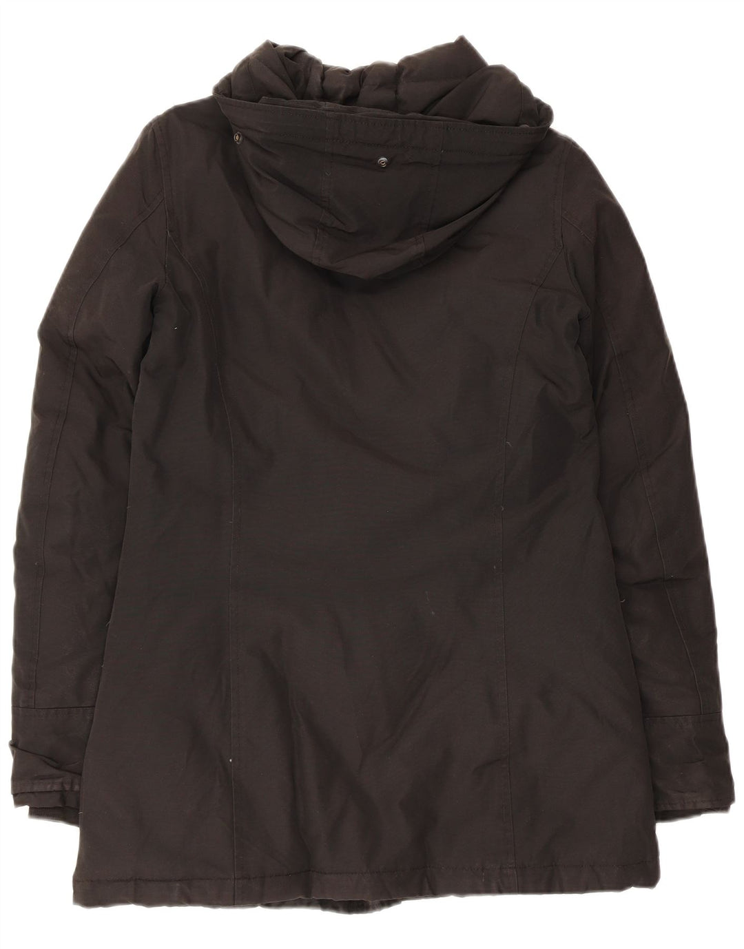 Woolrich Wattierter Damenmantel mit Kapuze, UK 6, XS, Schwarz