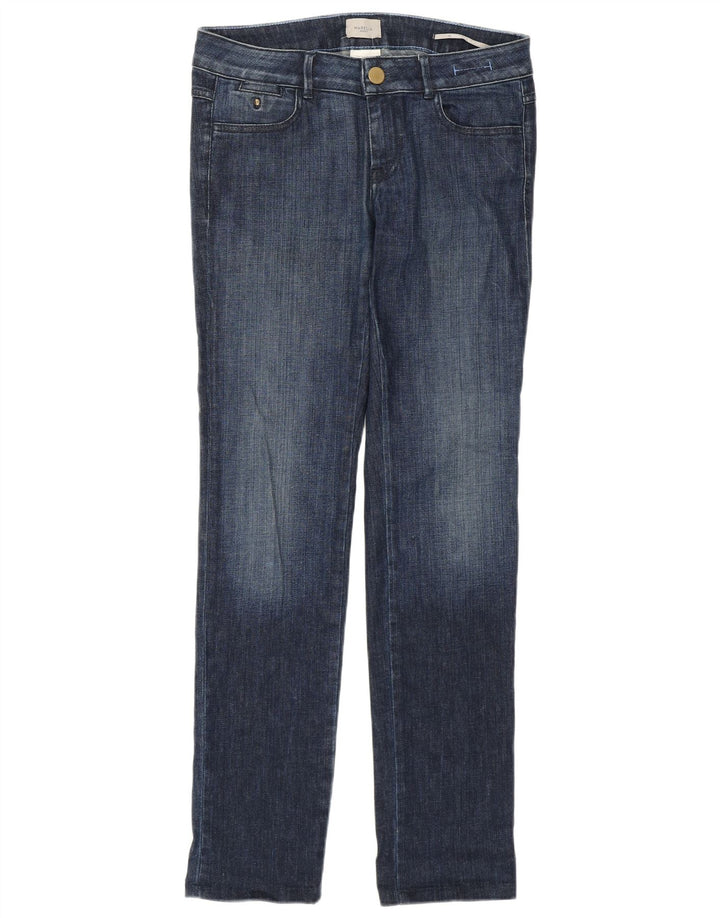 Marella Damen Regular Slim Jeans UK 10 Small W30 L31 Blaue Baumwolle